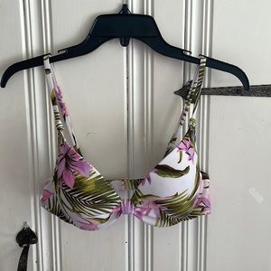 tropical print bikini